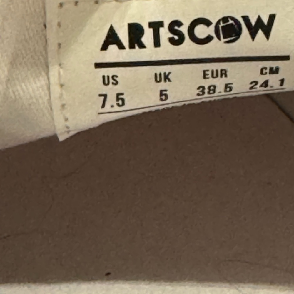 Custom printed Staffordshire dog slip on sneakers - Picture 8 of 9